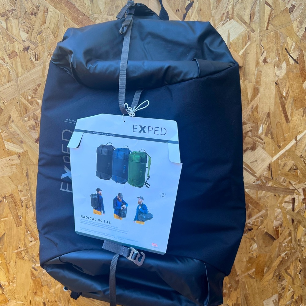 ExPed Radical 30/45 Duffel Bag that turns into a Backpack. Brand New.